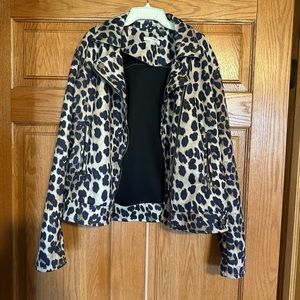 Easel Cheetah Print Jacket / Blazer